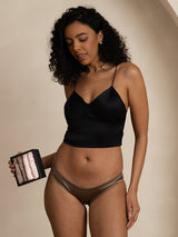 [Rosa+Cachi] SilkSilky-IT 19Momme Mutandine da donna 006