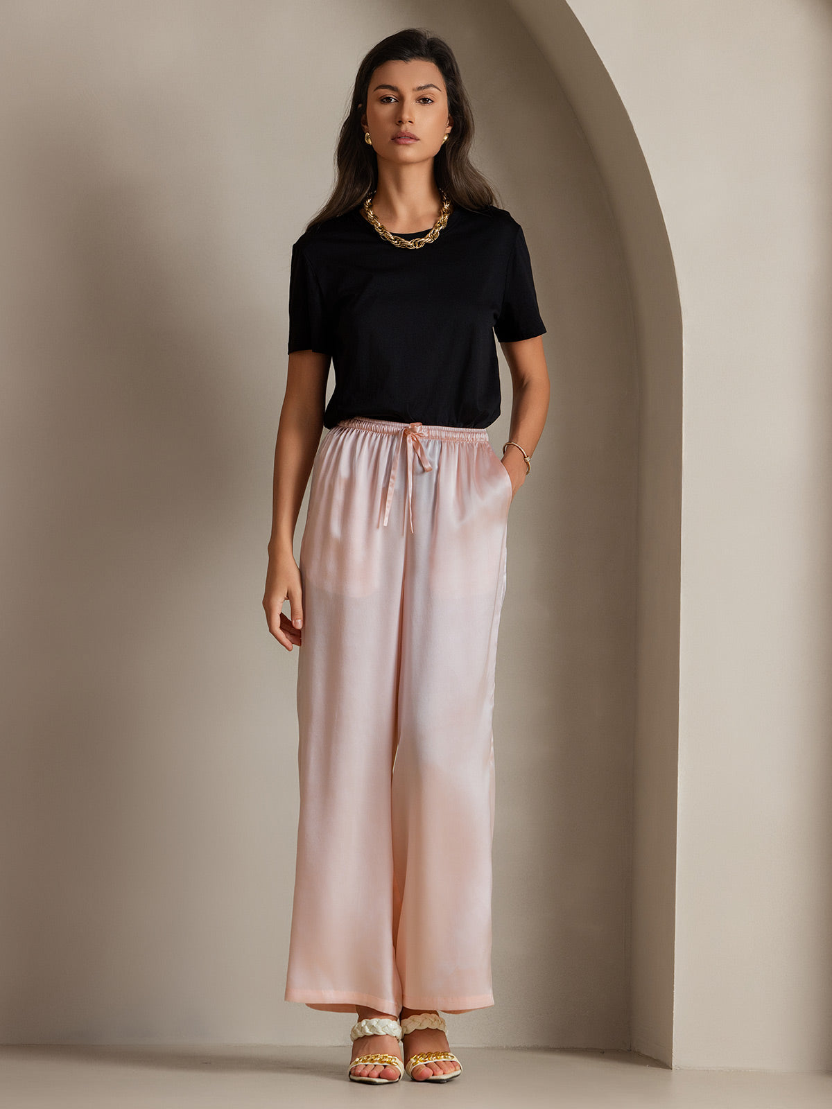 [Rosa] SilkSilky-IT Womens Pants 001