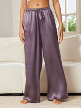 [Grigio Porpora] SilkSilky-IT Pantaloni da donna 004
