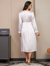 [Viola] SilkSilky-IT Manica lunga Nightgown 002