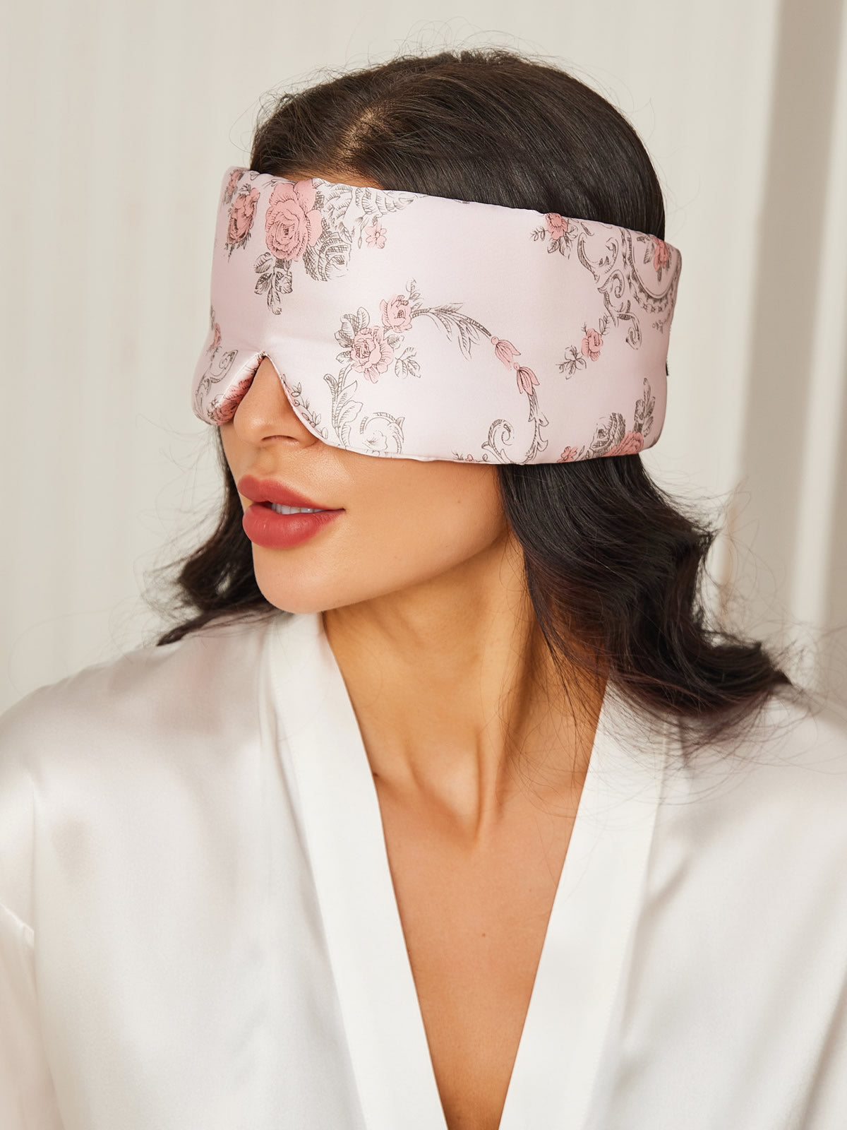 [Rosa Rossa] SilkSilky-IT Mascherina da Notte 001