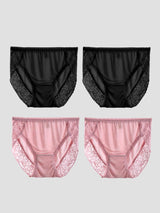 [Nero+Rosa] SilkSilky-IT Mutandine da donna 003