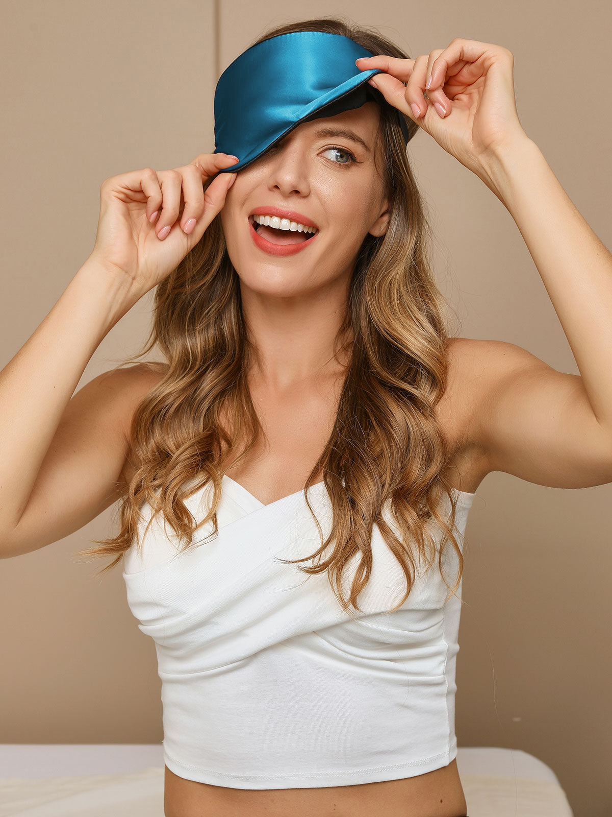 [Verde Acqua] SilkSilky-IT 19Momme Eye Mask 003