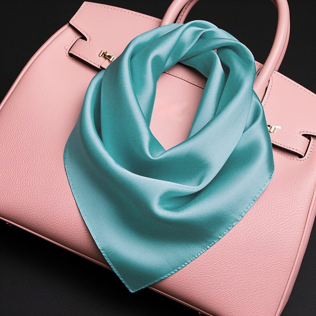[Verde Acqua] SilkSilky-IT Sciarpa 002