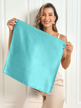 [Verde Acqua] SilkSilky-IT Sciarpa 008