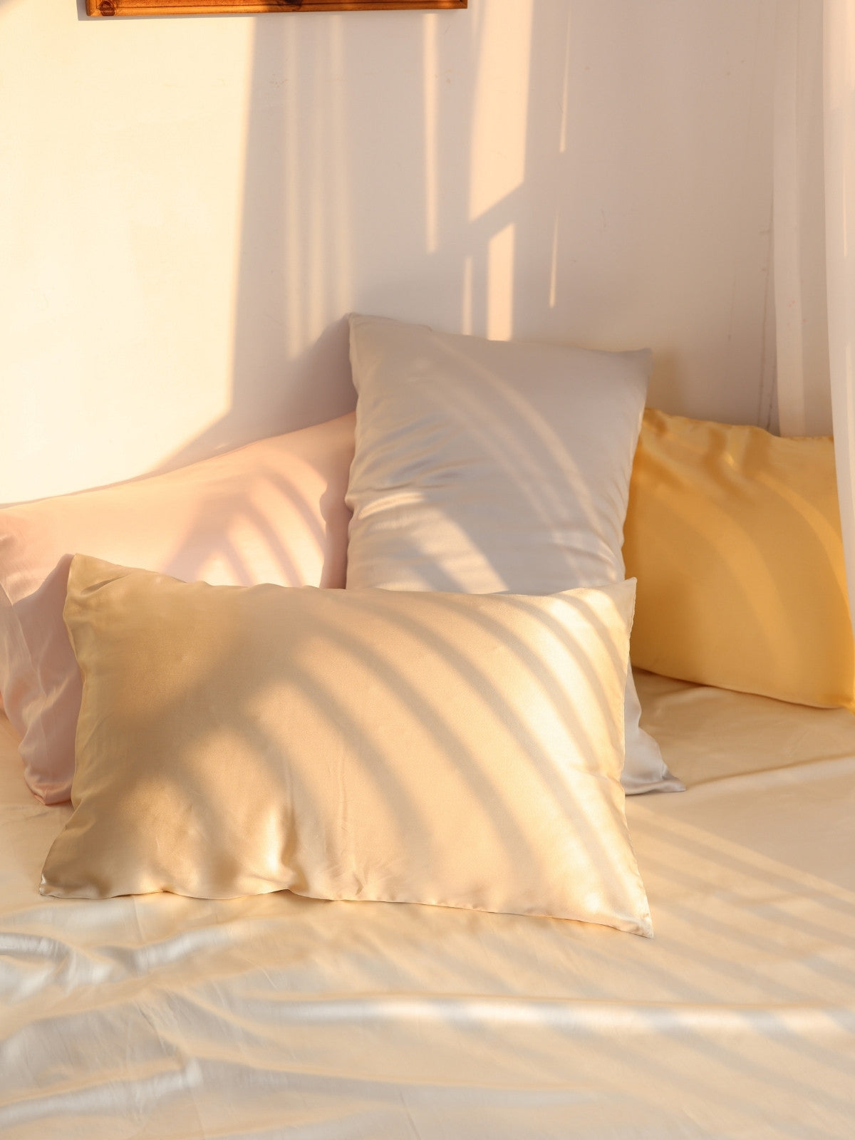 SilkSilky-IT 19Momme Seta pura Pillowcase Bianco 001