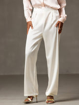 [Bianco] SilkSilky-IT Pantaloni da donna 001
