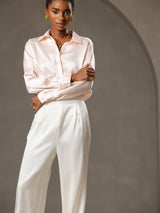 [Bianco] SilkSilky-IT Pantaloni da donna 003