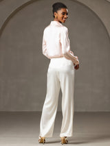 [Bianco] SilkSilky-IT Pantaloni da donna 004