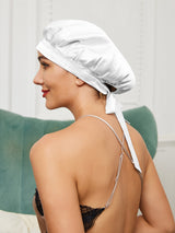 [Bianco] SilkSilky-IT Cuffia di seta 003