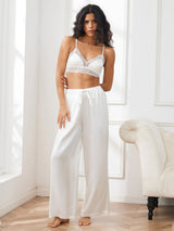 [Bianco] SilkSilky-IT Pantaloni da donna 005