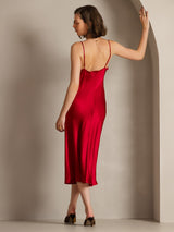[Vino] SilkSilky-IT Sleeveless Cowl Neck Vestiti da donna 002