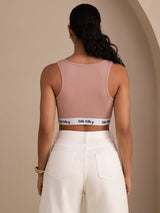 [Rosa] SilkSilky-IT Sleeveless Crew Neck Cami 002