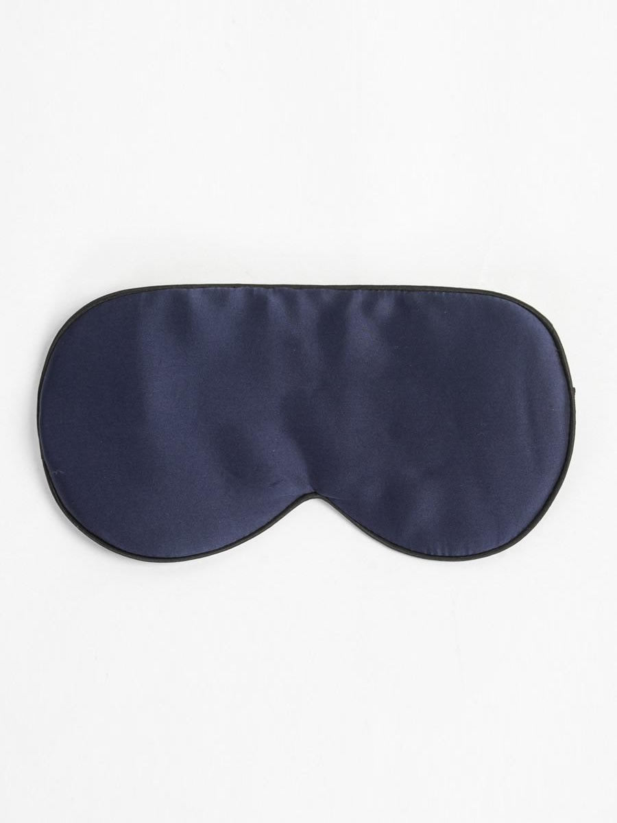 [Blu Scuro] SilkSilky-IT 19Momme Seta pura Eye Mask 006