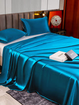 [Verde Acqua] SilkSilky-IT 22Momme Set di biancheria da letto 004