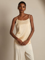 [Champagne] SilkSilky-IT Spaghetti Strap Cami 003