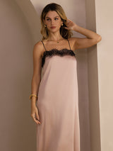 [Toscana] SilkSilky-IT Square Neck Vestiti da donna 004