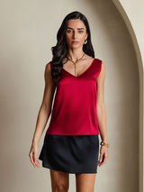 [Vino] SilkSilky-IT Sleeveless V Neck Cami 004