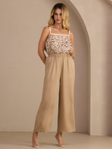 [Curry] SilkSilky-IT Womens Pants 005