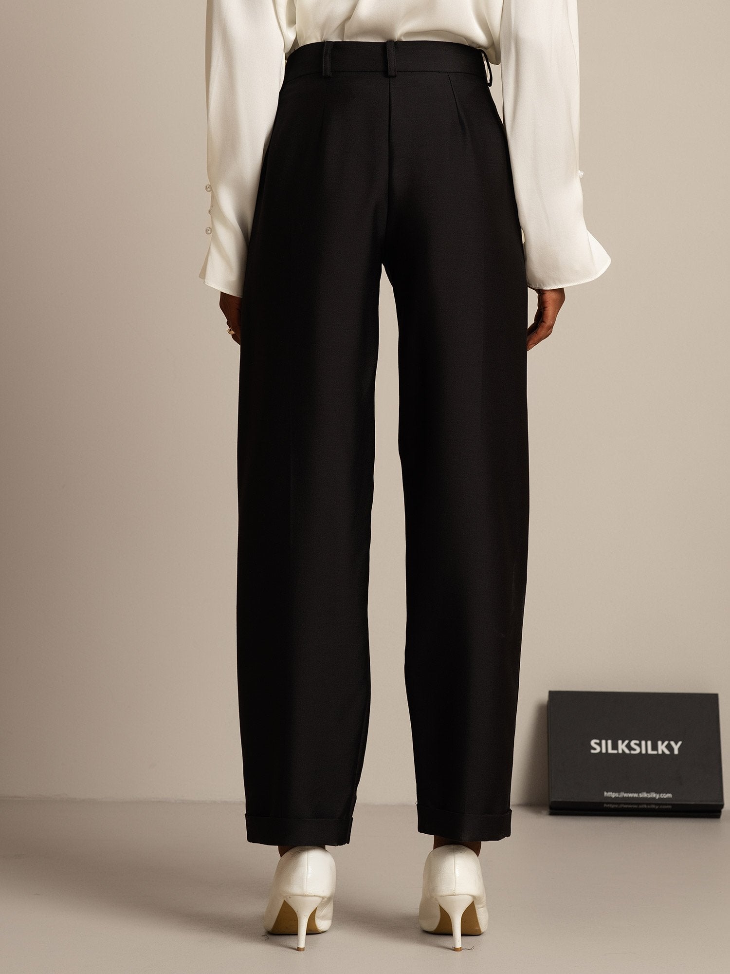 [Nero] SilkSilky-IT 32Momme Seta Womens Pants 002,