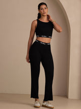 [Nero] SilkSilky-IT Sleeveless Crew Neck Women's Outfit Sets 005