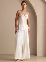 [Beige] SilkSilky-IT Sleeveless V Neck Cami 005