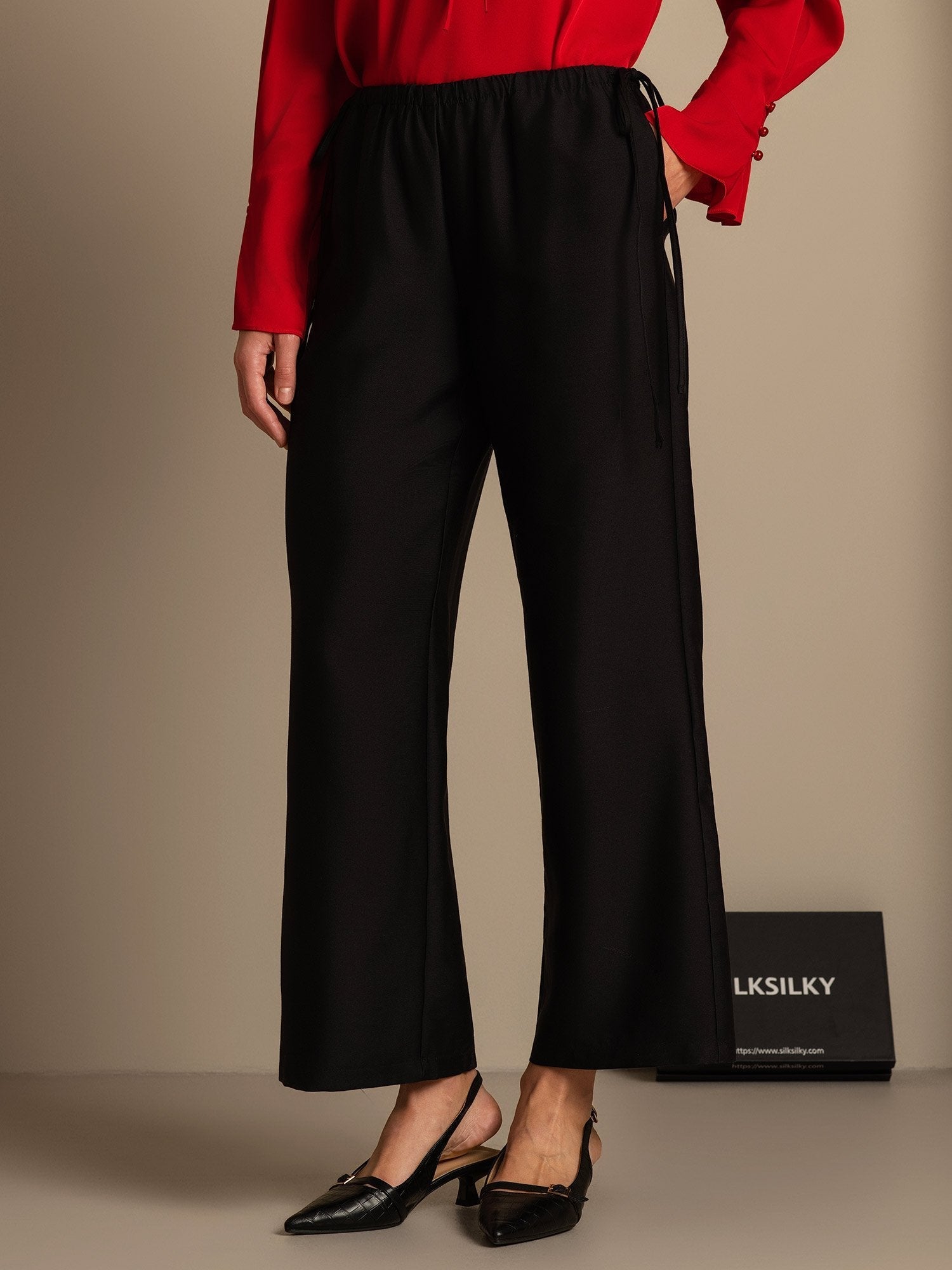 [Nero] SilkSilky-IT 32Momme Seta Womens Pants 003,