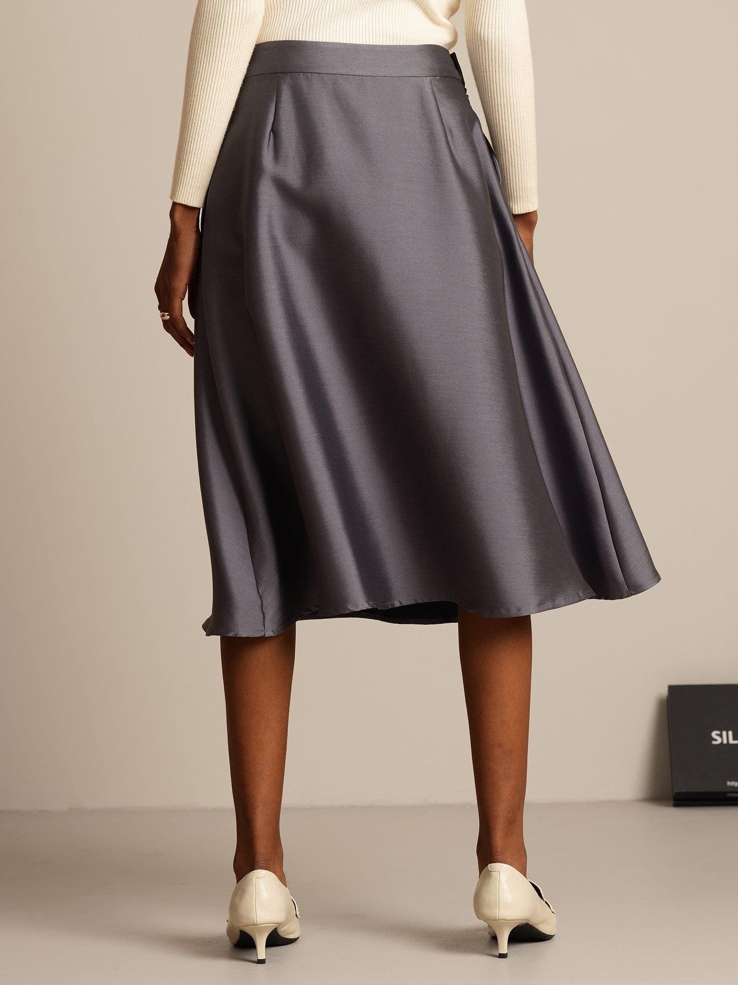 [Grigio] SilkSilky-IT 32Momme Seta Skirt 002,