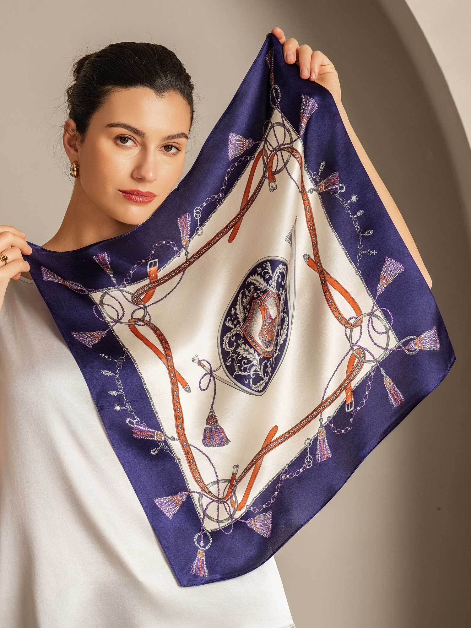 [P097] SilkSilky-IT Seta pura Scarf 002