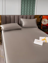 [Grigio] SilkSilky-IT 25Momme Set di biancheria da letto 005