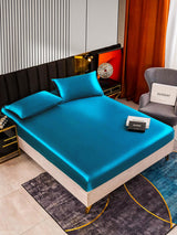 [Verde Acqua] SilkSilky-IT 22Momme Set di biancheria da letto 002