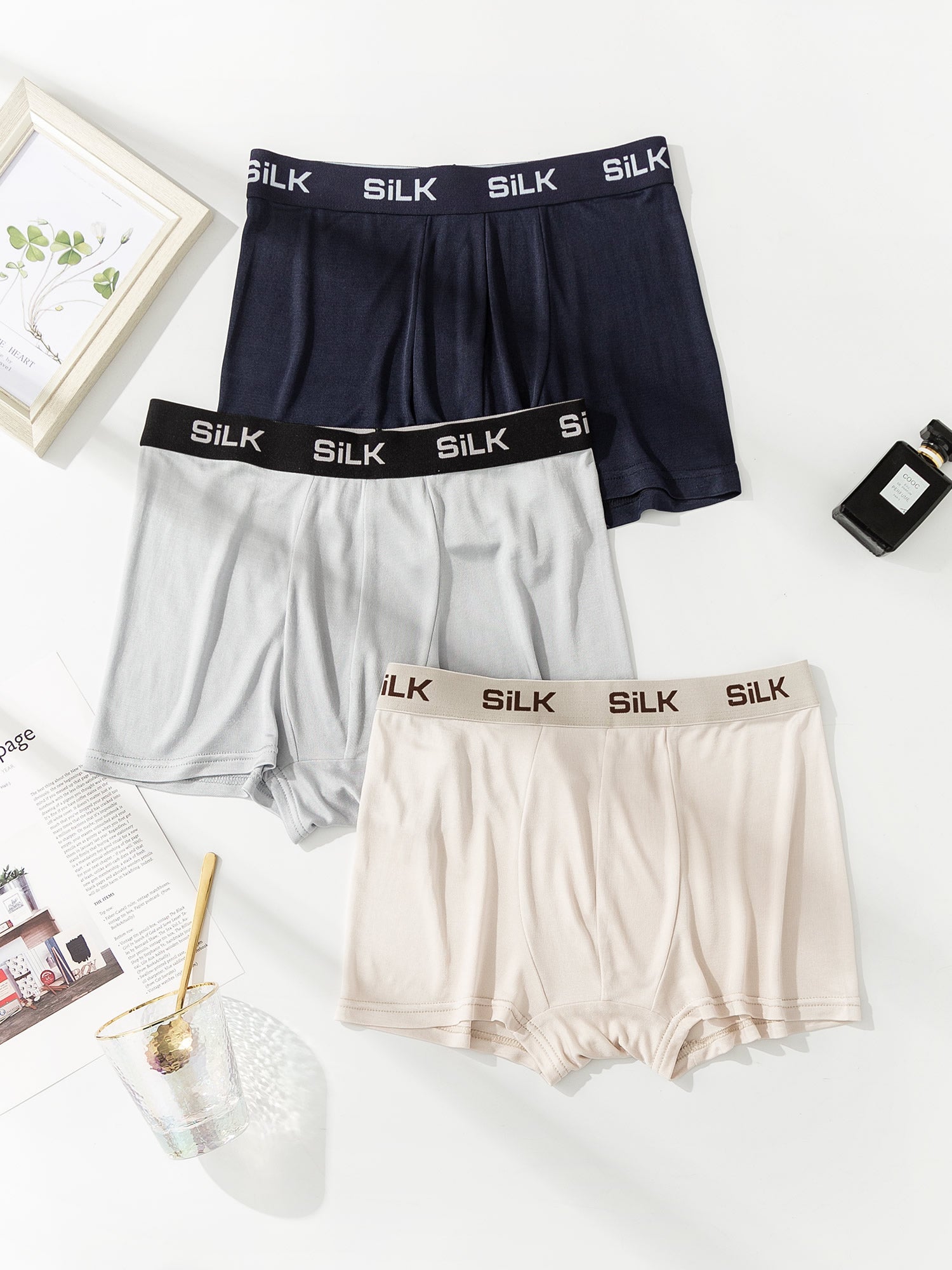 [Multi] SilkSilky-IT Seta pura Mens Underwear 002