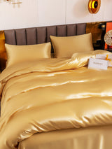 [Champagne] SilkSilky-IT 19Momme Set di biancheria da letto 004