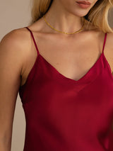 [Vino] SilkSilky-IT Sleeveless V Neck Cami 004