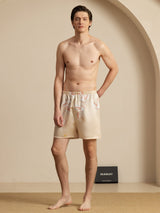 [Champagne] SilkSilky-IT Mens Sleep Bottoms 006
