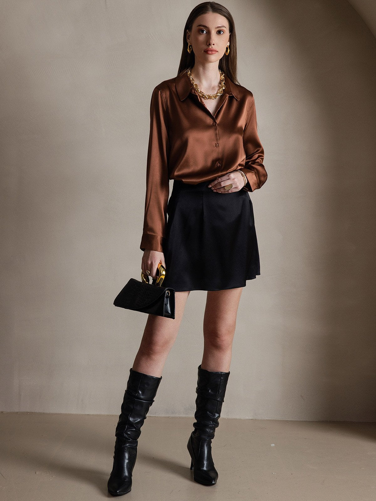[Nero] SilkSilky-IT 19Momme Seta Skirt 008