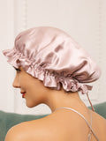 SilkSilky-IT Seta pura Sleep Cap Rosa 001