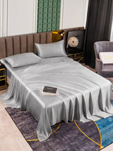 [Argento] SilkSilky-IT 25Momme Set di biancheria da letto 002