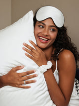 [Bianco] SilkSilky-IT 19Momme Seta pura Pillowcase Set 001