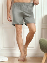 [Verde Grigiastro] SilkSilky-IT Mens Sleep Bottoms 001