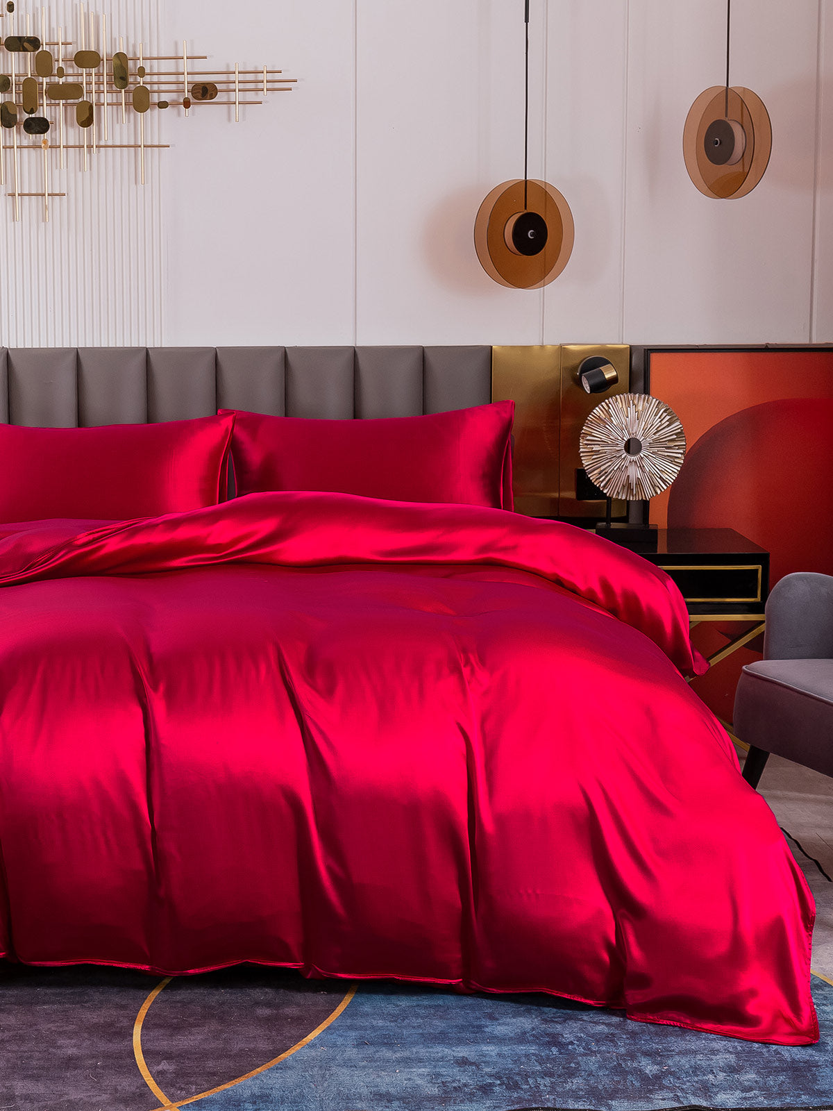 [Vino] SilkSilky-IT 19Momme Seta pura Bedding Set 006