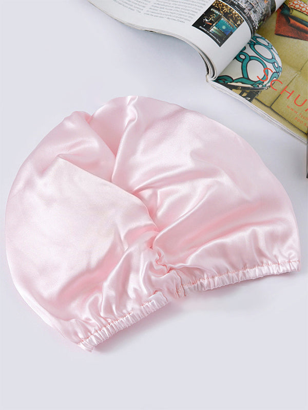 SilkSilky-IT Seta pura Sleep Cap Rosa 003