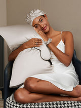 [Grigio] SilkSilky-IT 19Momme Seta pura Pillowcase Set 001