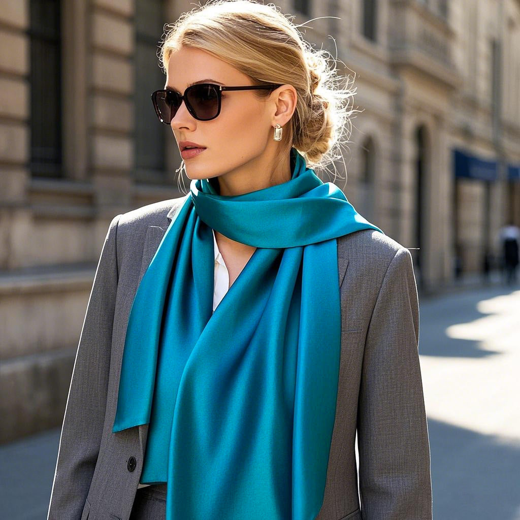 Sciarpe Donna Guess Guess AW5139-POL03-BML Nero Accessori Sciarpe