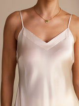 [Beige] SilkSilky-IT Sleeveless V Neck Cami 004
