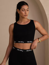 [Nero] SilkSilky-IT Sleeveless Crew Neck Women's Outfit Sets 004