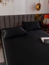 [Nero] SilkSilky-IT 19Momme Set di biancheria da letto 005