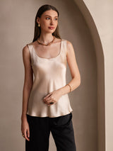 [Champagne] SilkSilky-IT Sleeveless Cami 005