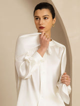 [Bianco] SilkSilky-IT Sciarpa 001