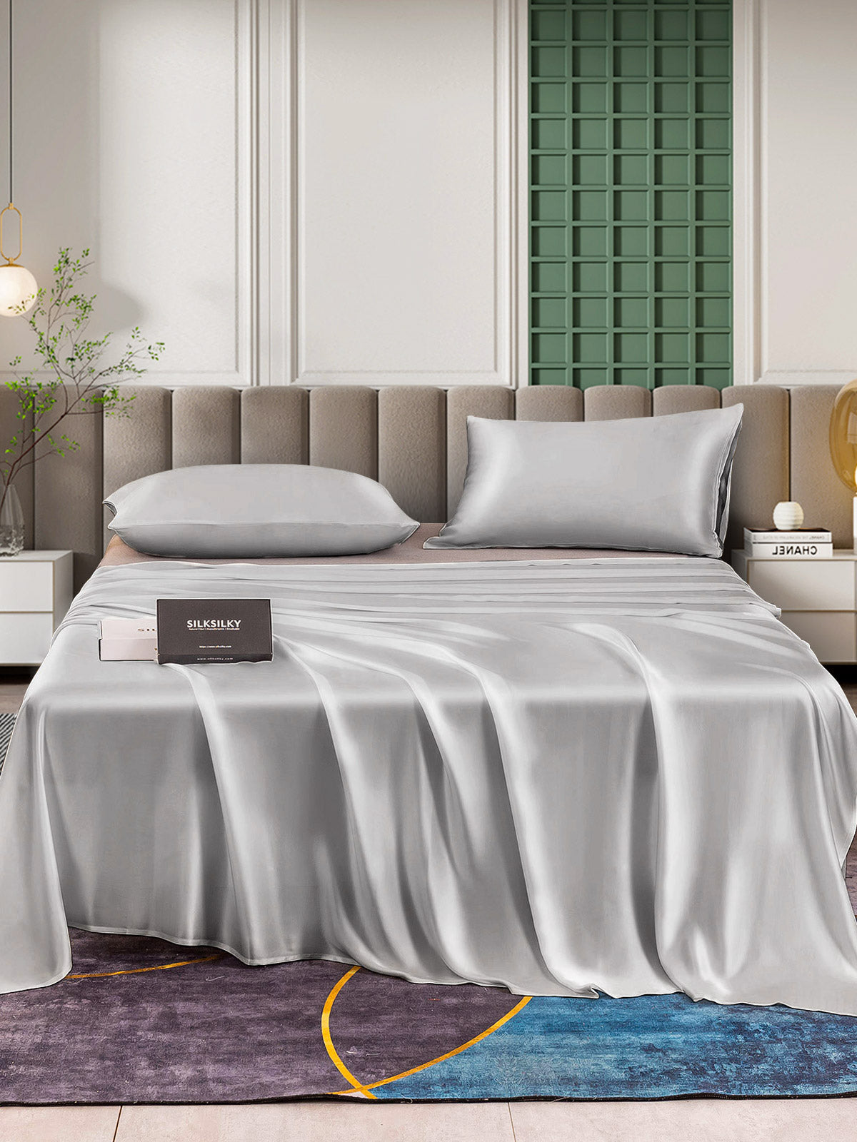 [Argento] SilkSilky-IT 25Momme Seta pura Bedding Set 002
